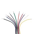 Remington Industries Jumper Wire, 22 AWG, 600V-PVC, Stranded, 12in. Leads - 10 Colors - 200 Pieces Total CSKIT22UL1015STR12